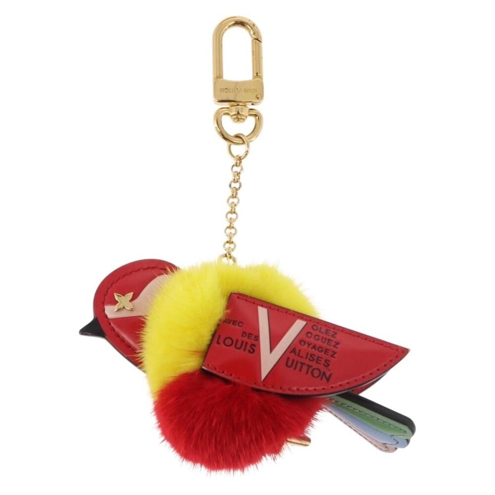 Louis Vuitton Bijoux Traveling Bird Sack Charm Red